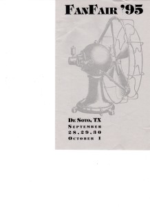 AFCA FanFair 1995 Schedule of Activities