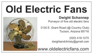 Old Electric Fans Business Card